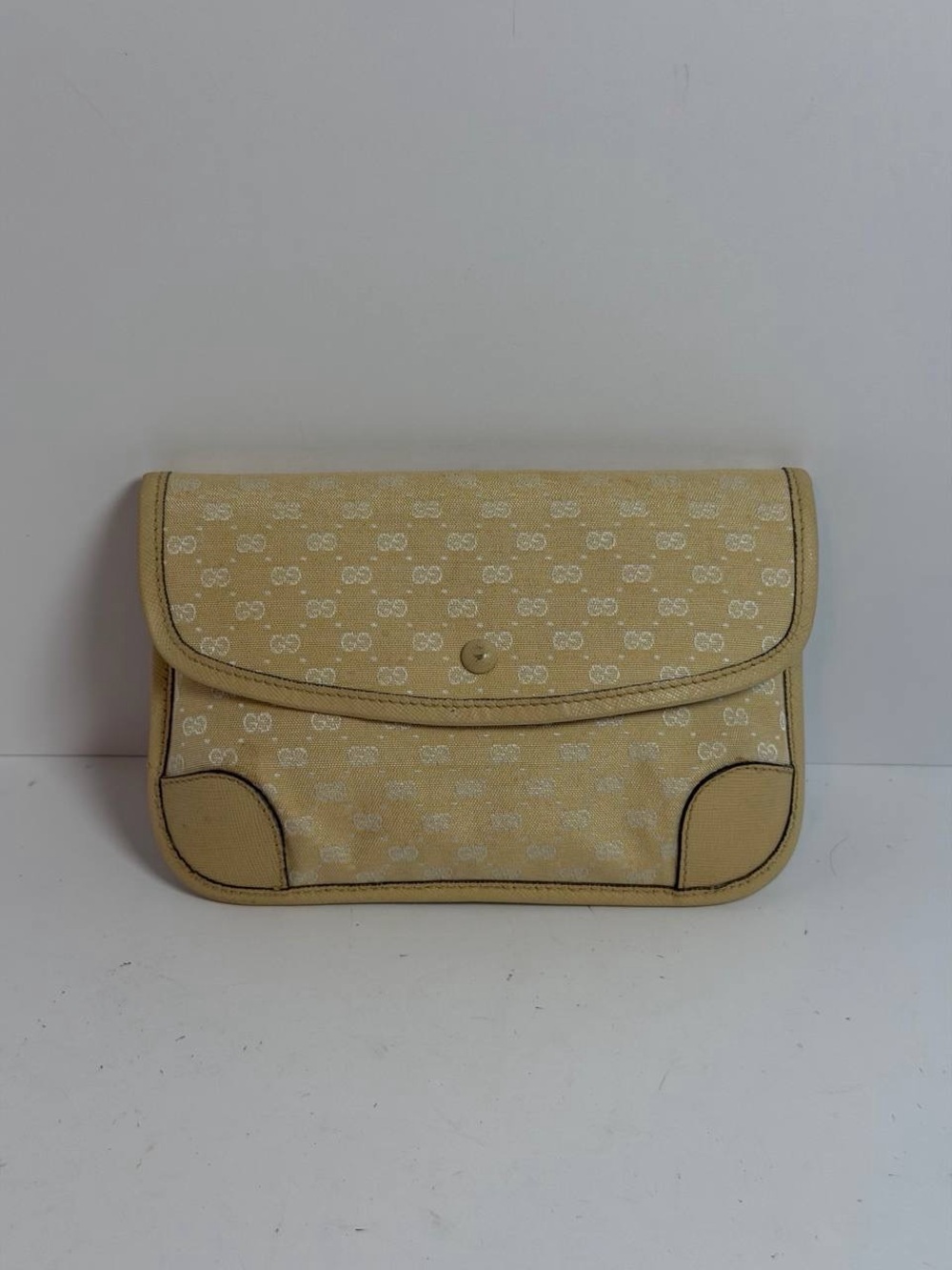 Gucci Micro GG Monogram Clutch Mini Vintage